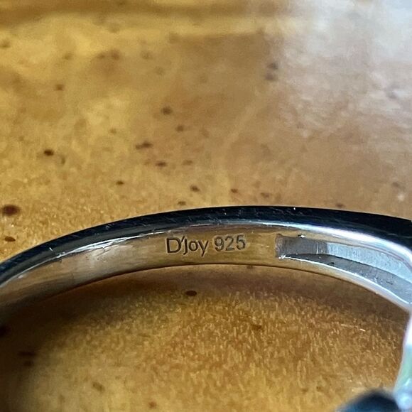 Genuine Orange Mystic Topaz Sterling Silver Halo Ring Size 9 - Picture 5 of 8